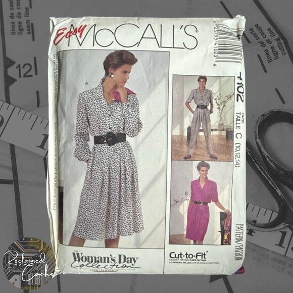 McCall's 4102 Misses' Dress and Jumpsuit Pattern - Size 10-12-14 - Picture 1 of 5